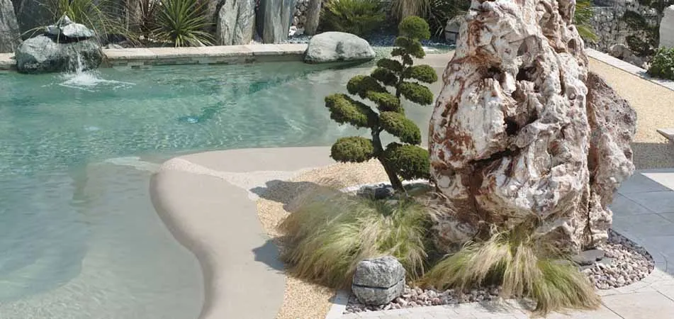 Progetto Esterno Ciottoli Orientali sassi giardino