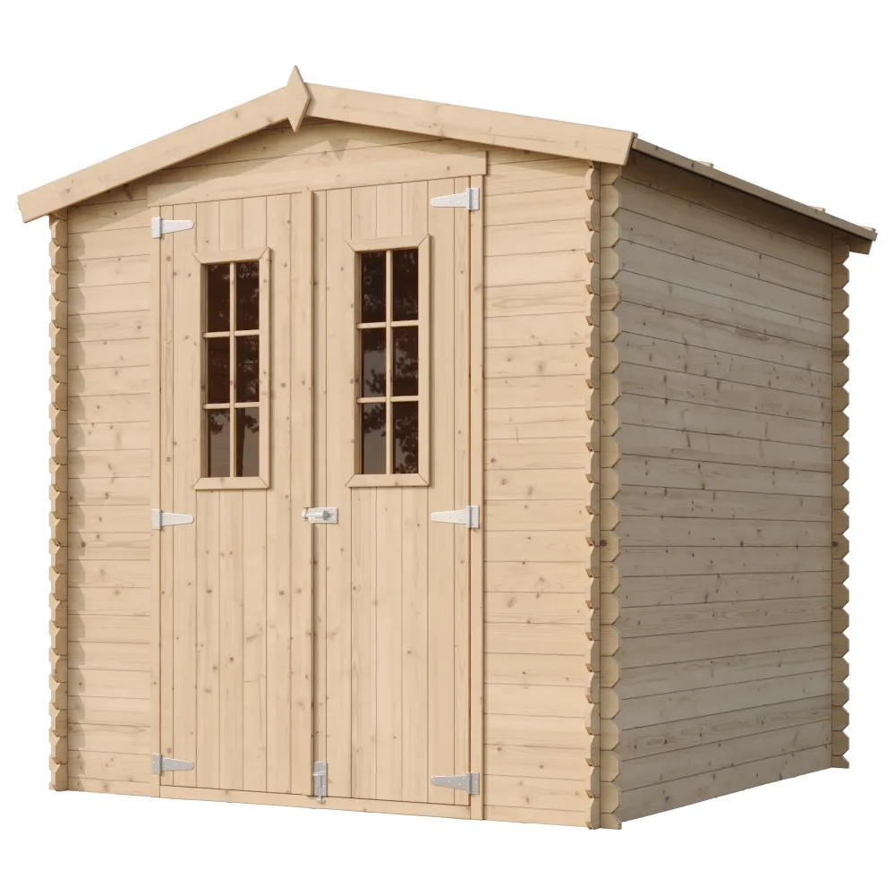 Timbela M343C casetta legno 200x200 con finestre