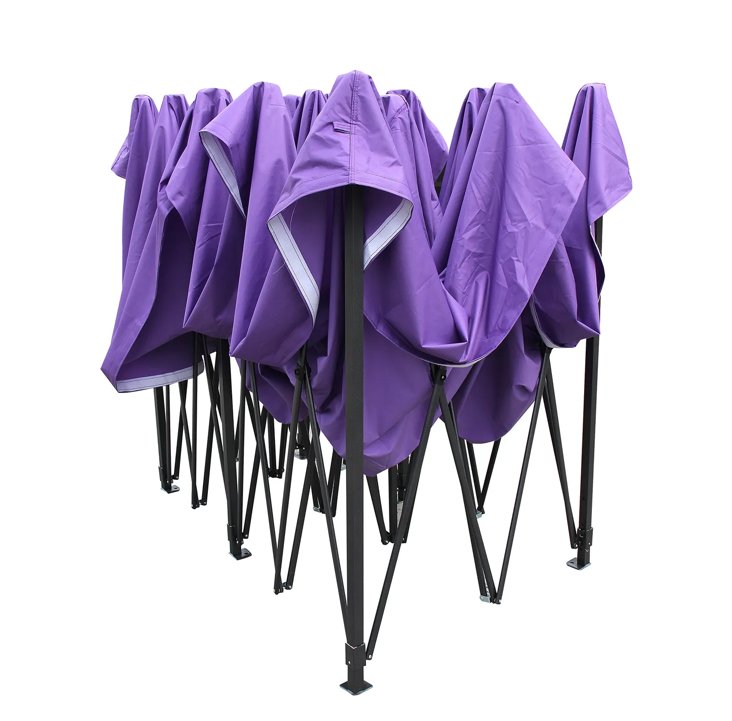 All Seasons Gazebos Robusto 3x6 m gazebo pieghevole viola impermeabile