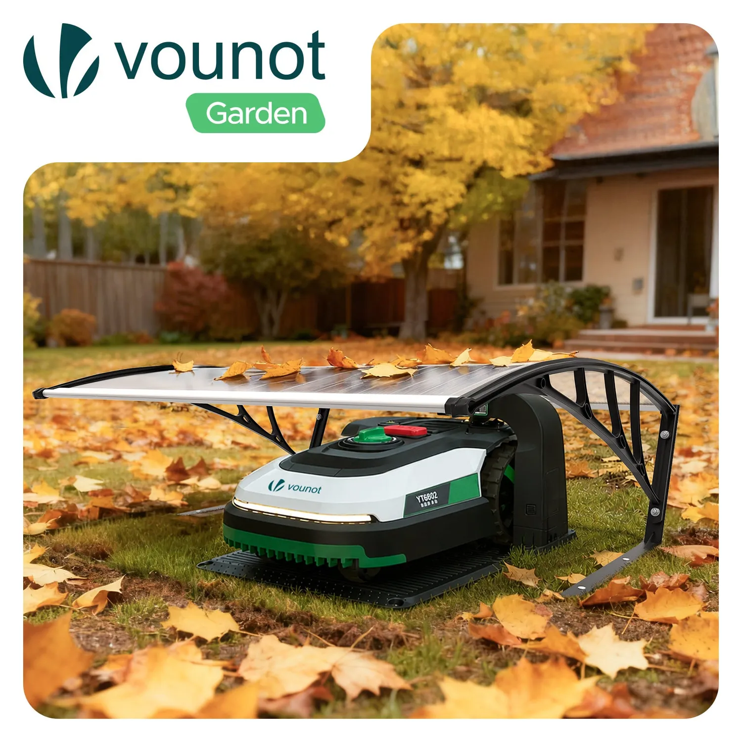 Vounot garage robot tagliaerba 105x80x46 cm trasparente