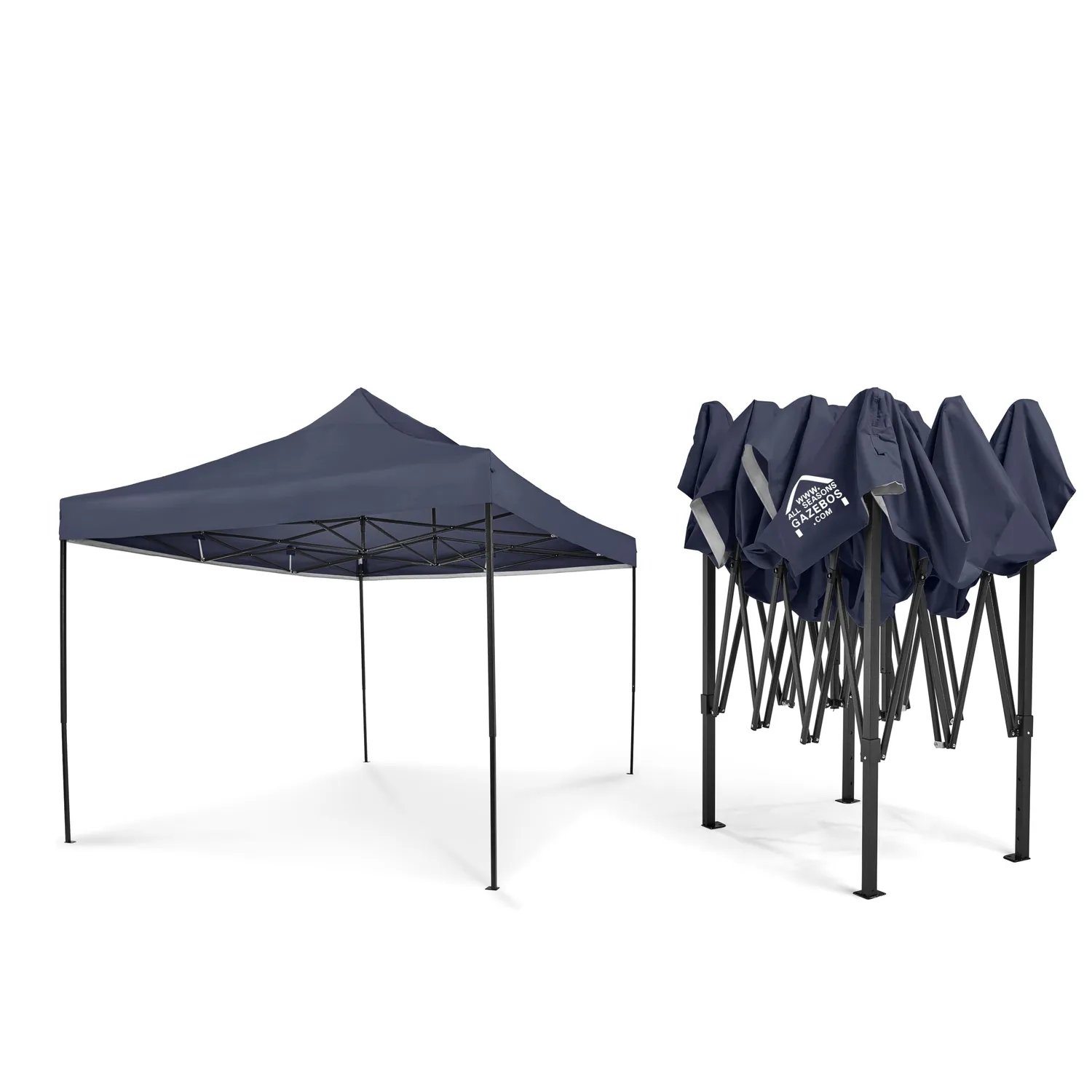 All Seasons Gazebos 3x4,5 m gazebo pieghevole blu navy