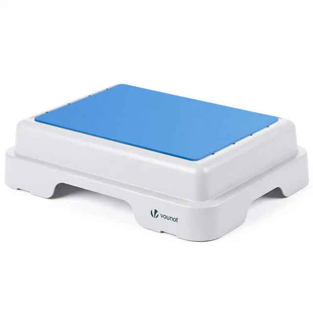 Vounot Predellino Bagno Antiscivolo Blu 43x33x11 cm 180 kg