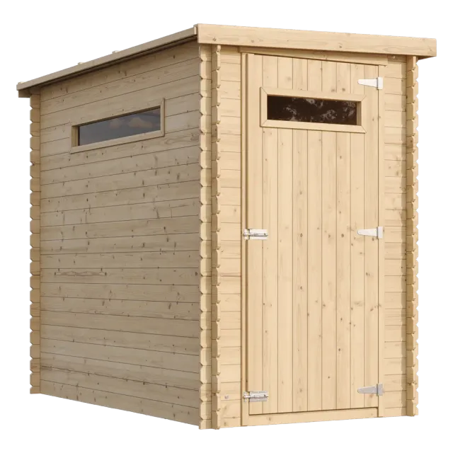 Timbela M306A casetta legno 130x235 cm 3 m² doppia porta