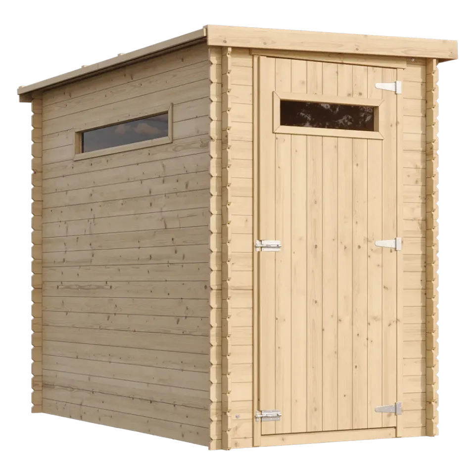 Timbela M306A casetta legno 130x235 cm 3 m2 con finestre