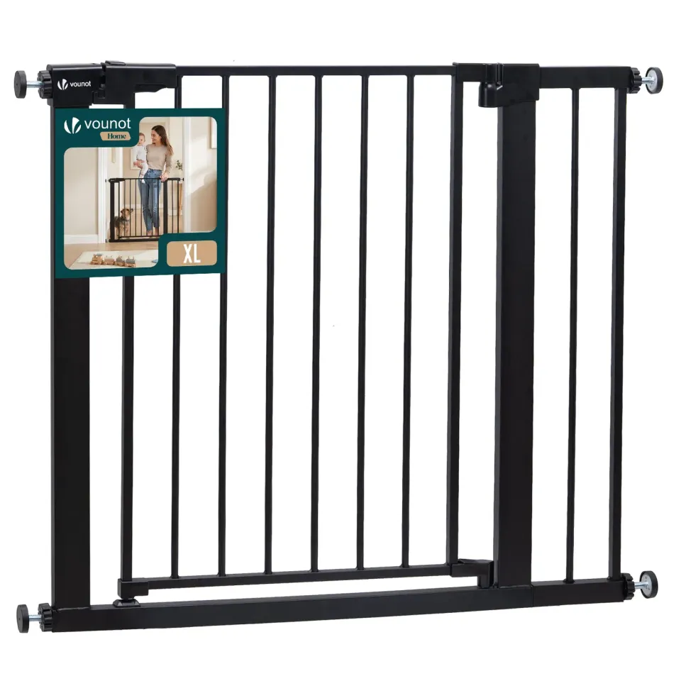 VOUNOT Cancelletto Sicurezza Nero 89-96cm Senza Forare