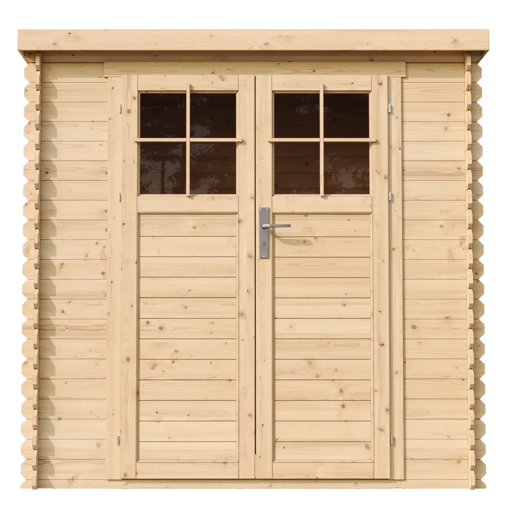 Timbela M311F casetta in legno a incastro 204x142 cm 2 m²