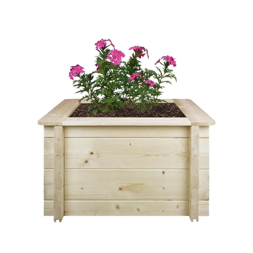 Timbela M616 fioriera legno 58x58xH35 cm 28 mm