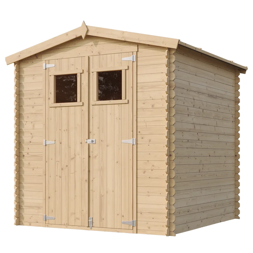 Timbela M343 casetta legno 200x200 cm con finestre