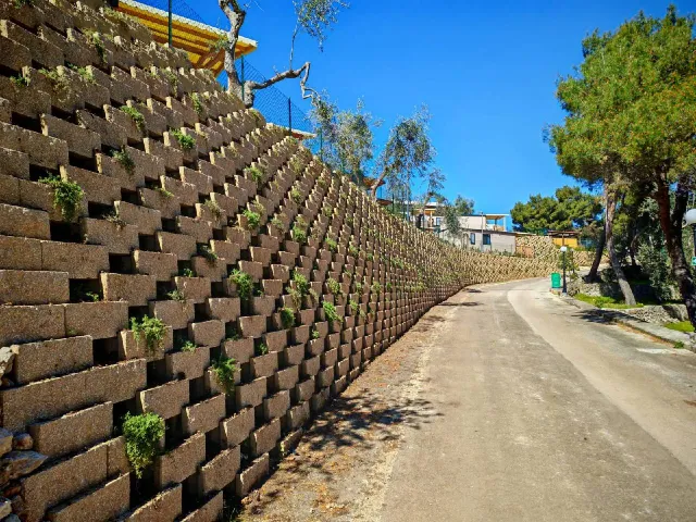 Progetto Esterno Muro Fiorito blocco muretto fiorito