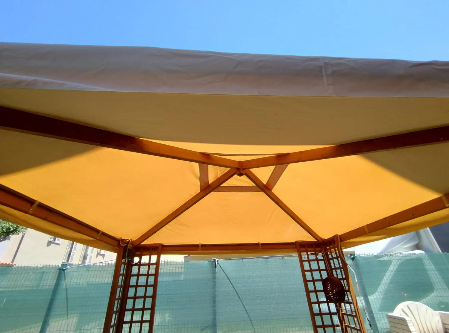 QUICK STAR Telo Ricambio Gazebo 3x3 Beige PVC