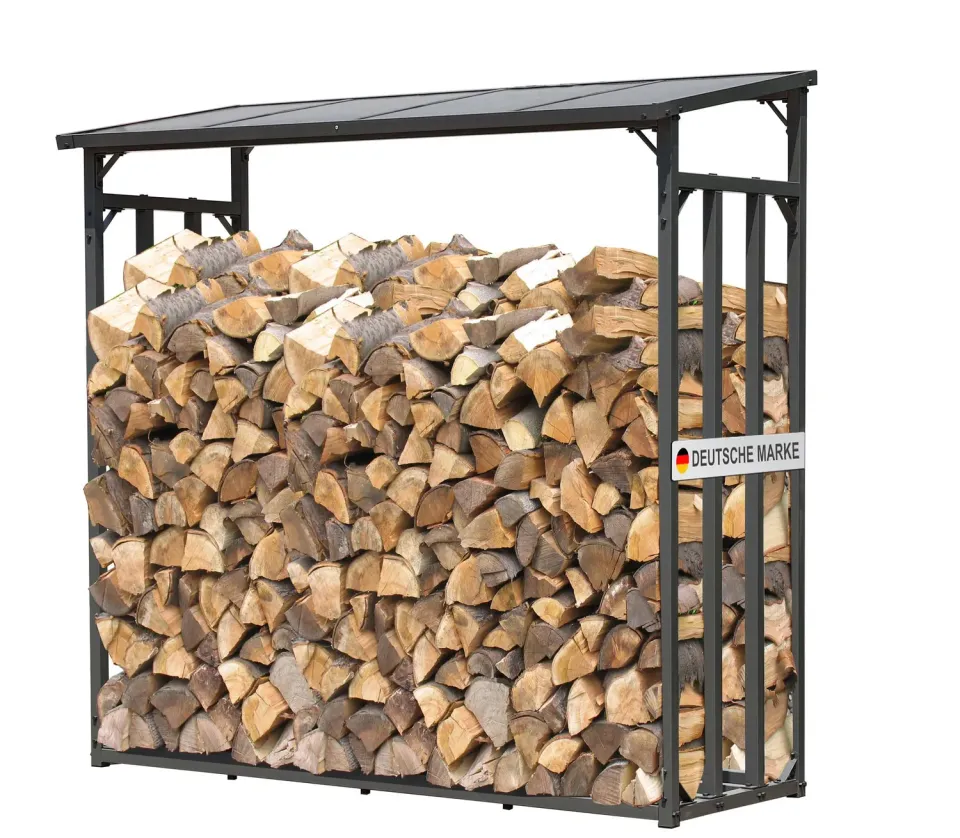 QUICK STAR 185x70x185 cm legnaia metallo antracite 2,3 m3
