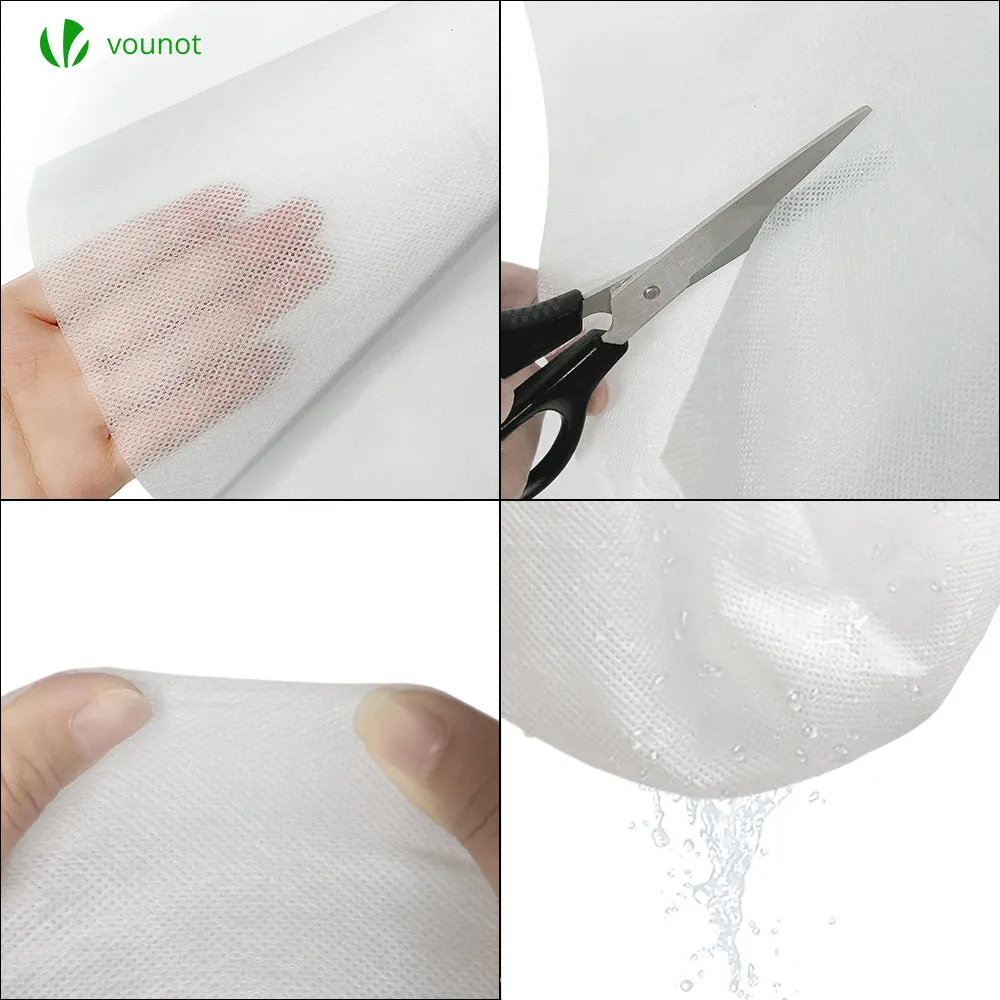 Vounot velo svernamento piante 1,5x20m bianco con picchetti