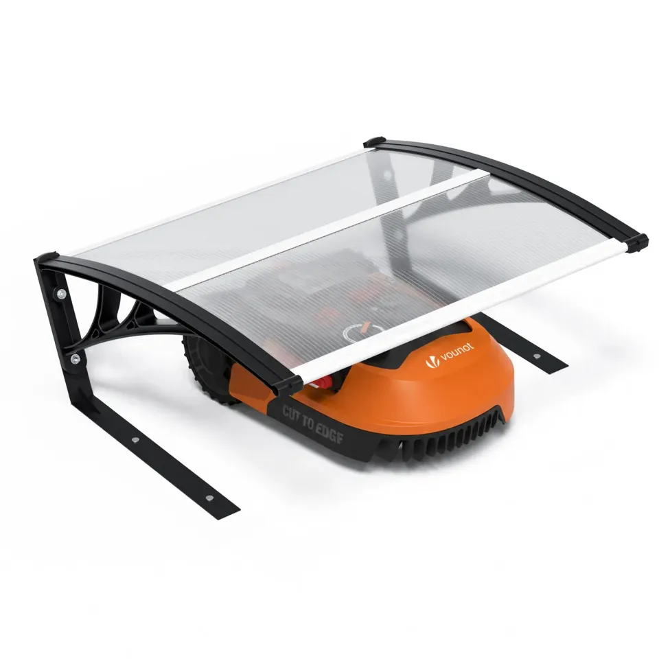 VOUNOT Garage robot tagliaerba 82x80x46 cm trasparente