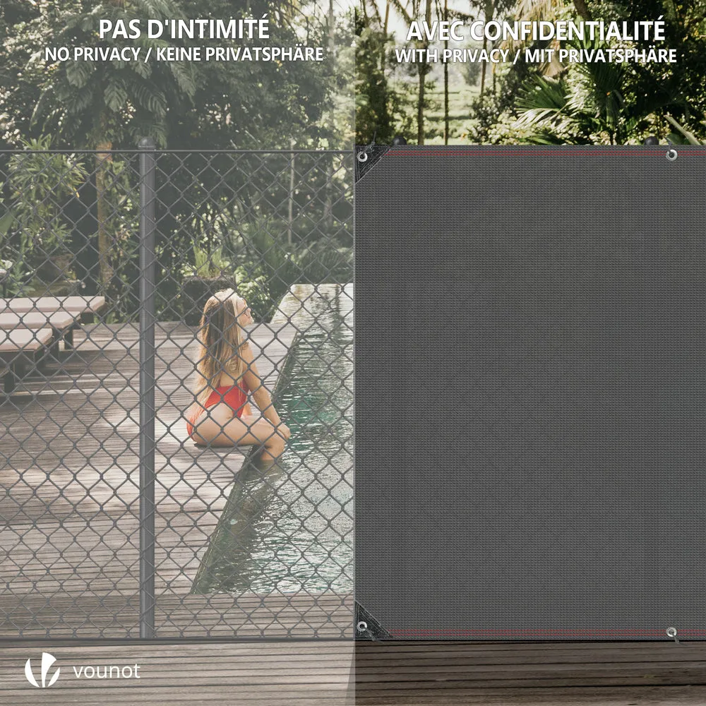 VOUNOT Frangivista HDPE 230g 1,8x10m Grigio 95%