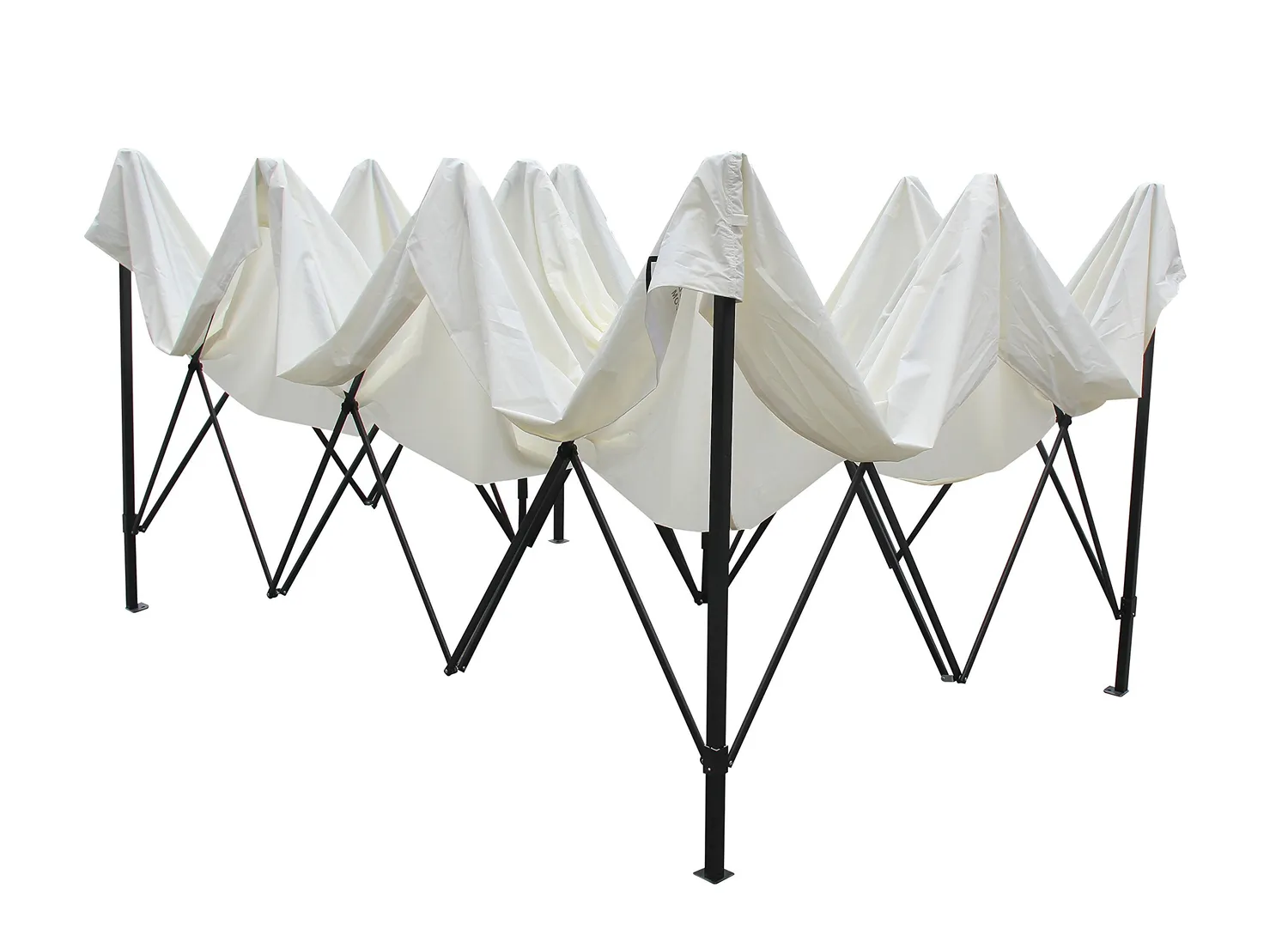All Seasons Gazebos Robusto 3x4,5 m gazebo pieghevole crema impermeabile