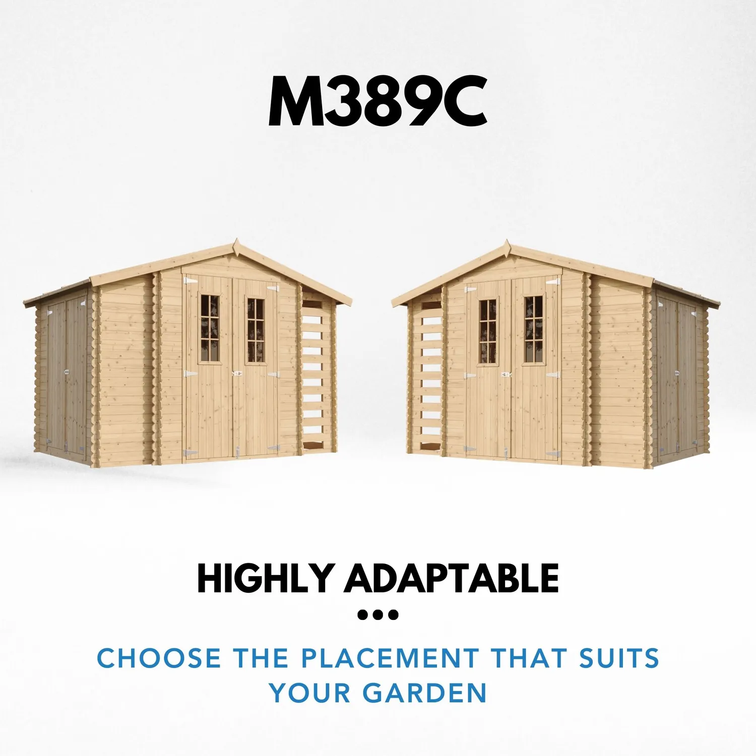 Timbela M389C casetta legno 312x200 cm 6 m2 da giardino