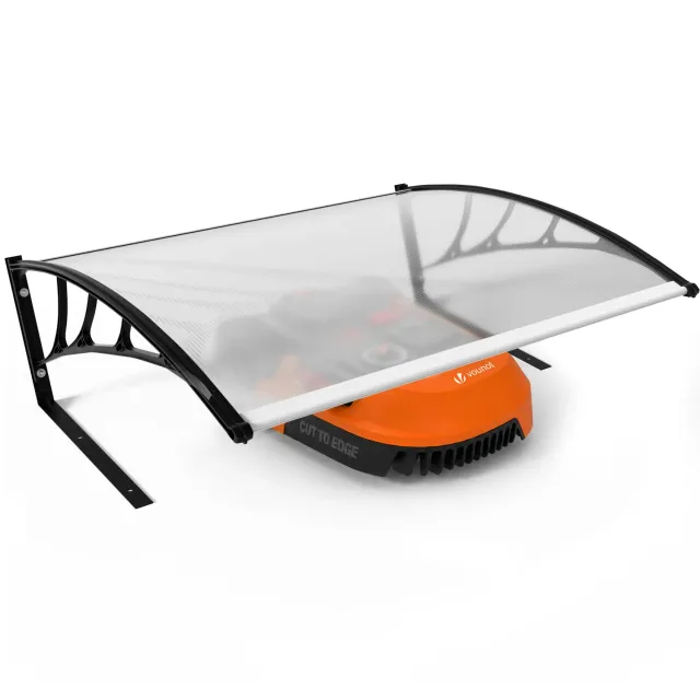 Vounot garage robot tagliaerba 105x80x46 cm trasparente