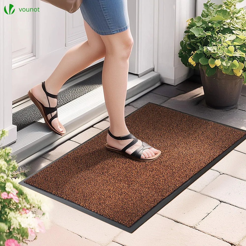 Vounot zerbino ingresso 60x90cm marrone nero assorbente