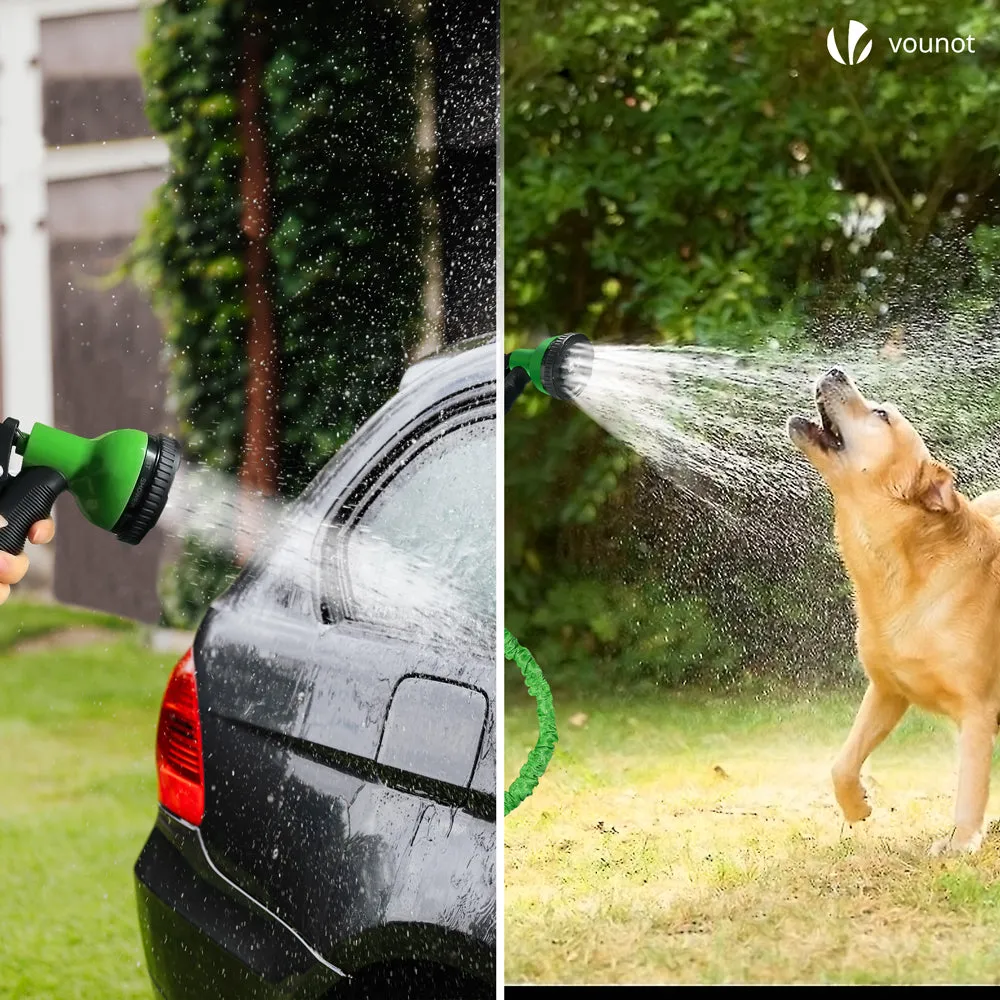 VOUNOT tubo irrigazione estensibile 30 m verde accessori