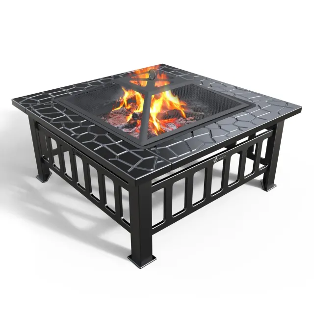 VOUNOT braciere esterno 3 in 1 metallo 81 cm