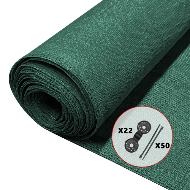 Vounot frangivista HDPE 1,5x10m verde 150g oscurante