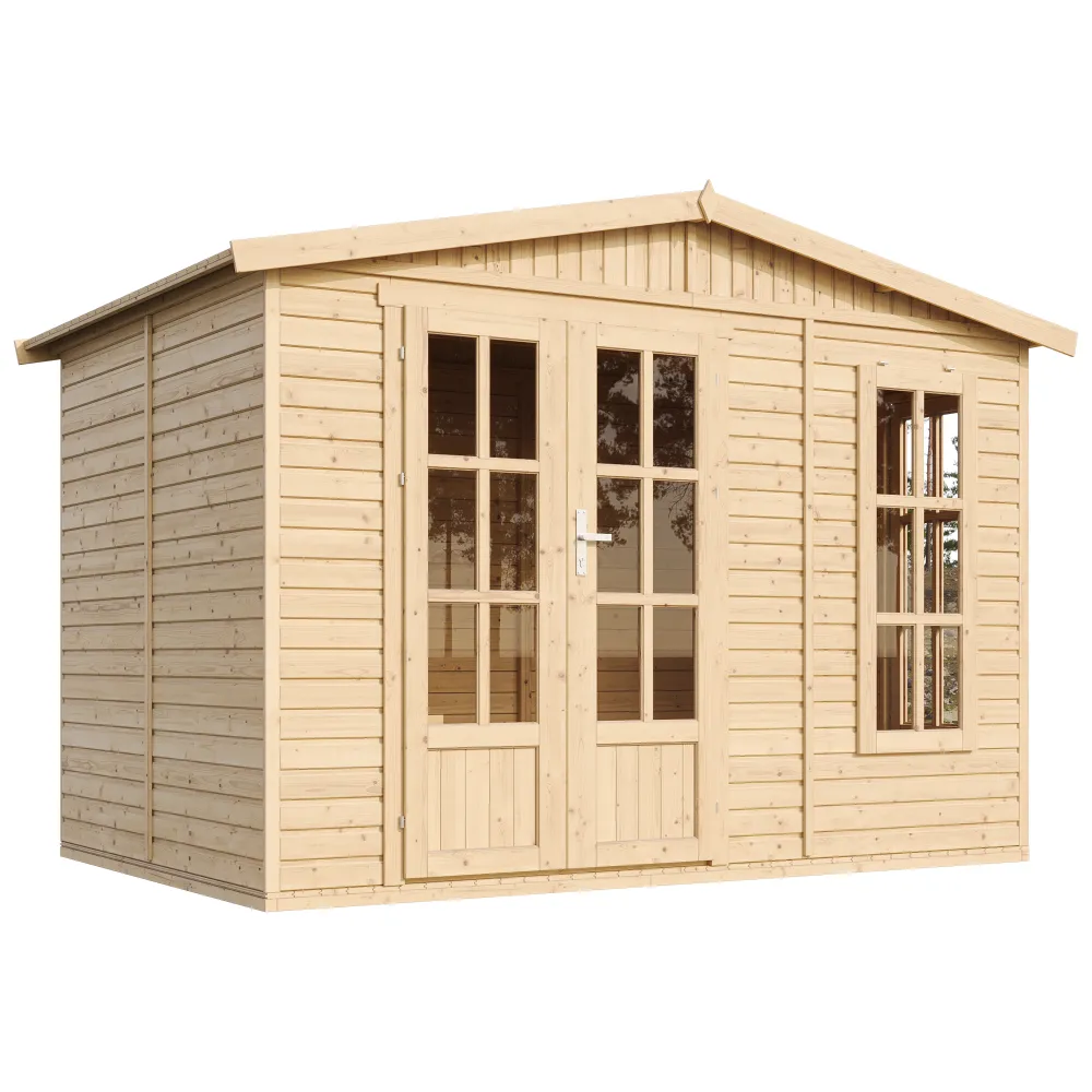 Timbela M334FB casetta legno 303x199 cm 6 m² luminosa