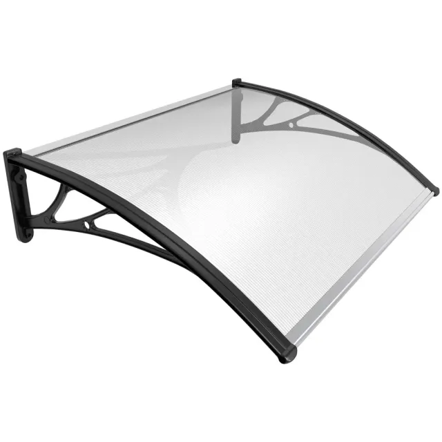 VOUNOT pensilina porta 120x80 cm trasparente nera policarbonato