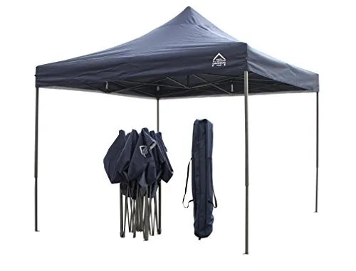 All Seasons Gazebos Robusto gazebo pieghevole 3x3 m blu marino impermeabile