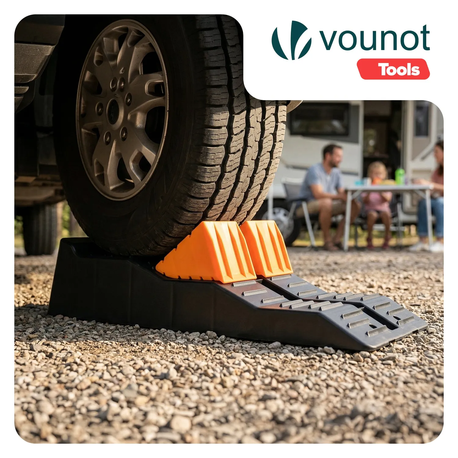 VOUNOT Rampe Livellamento Camper 5T 56cm 2 Pezzi