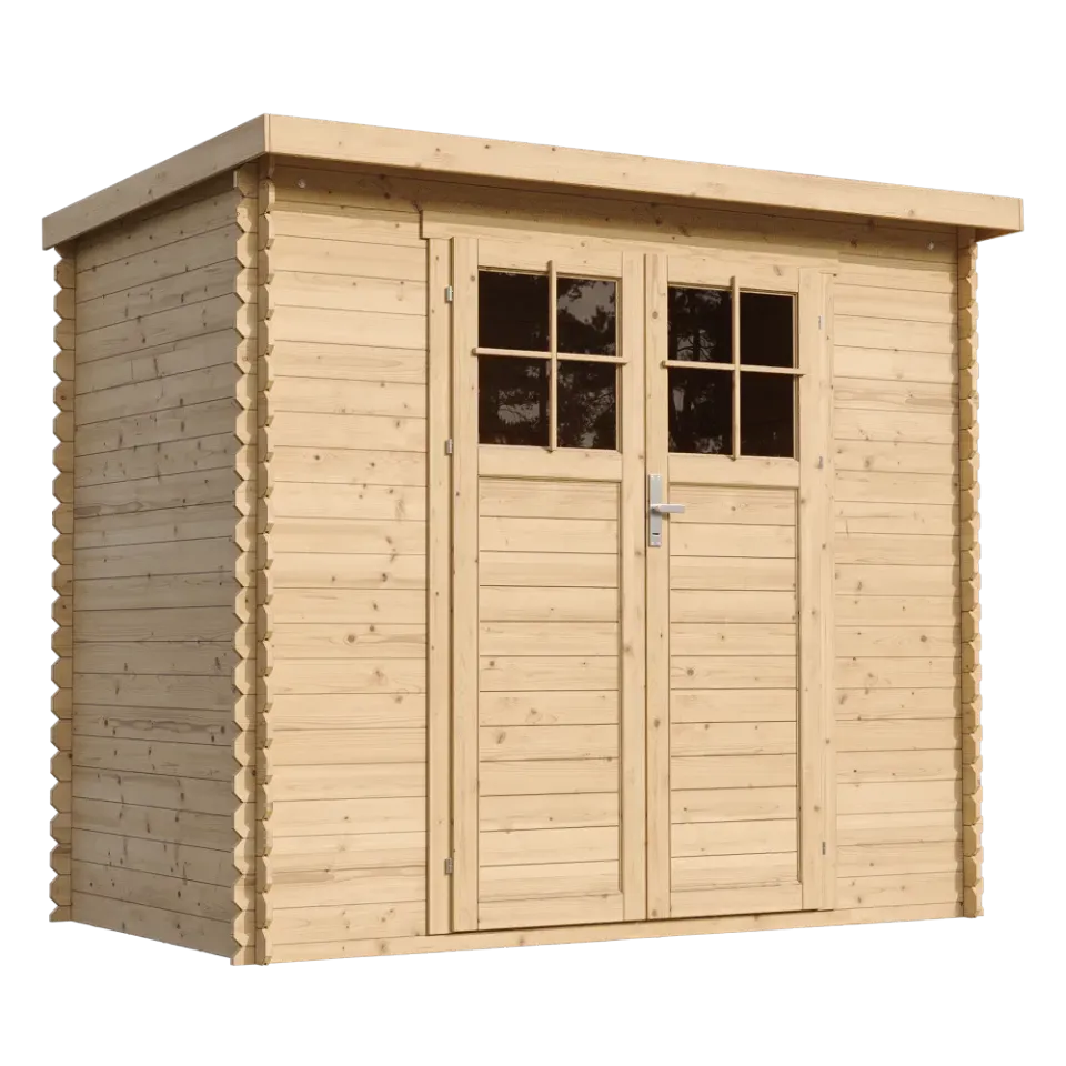 Timbela M310F casetta in legno 235x130 cm 3 m² porta F