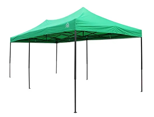 All Seasons Gazebos Robusto 3x6 m gazebo pieghevole verde impermeabile