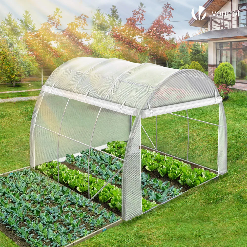 VOUNOT serra da giardino tunnel 6mq 3x2x2m verde