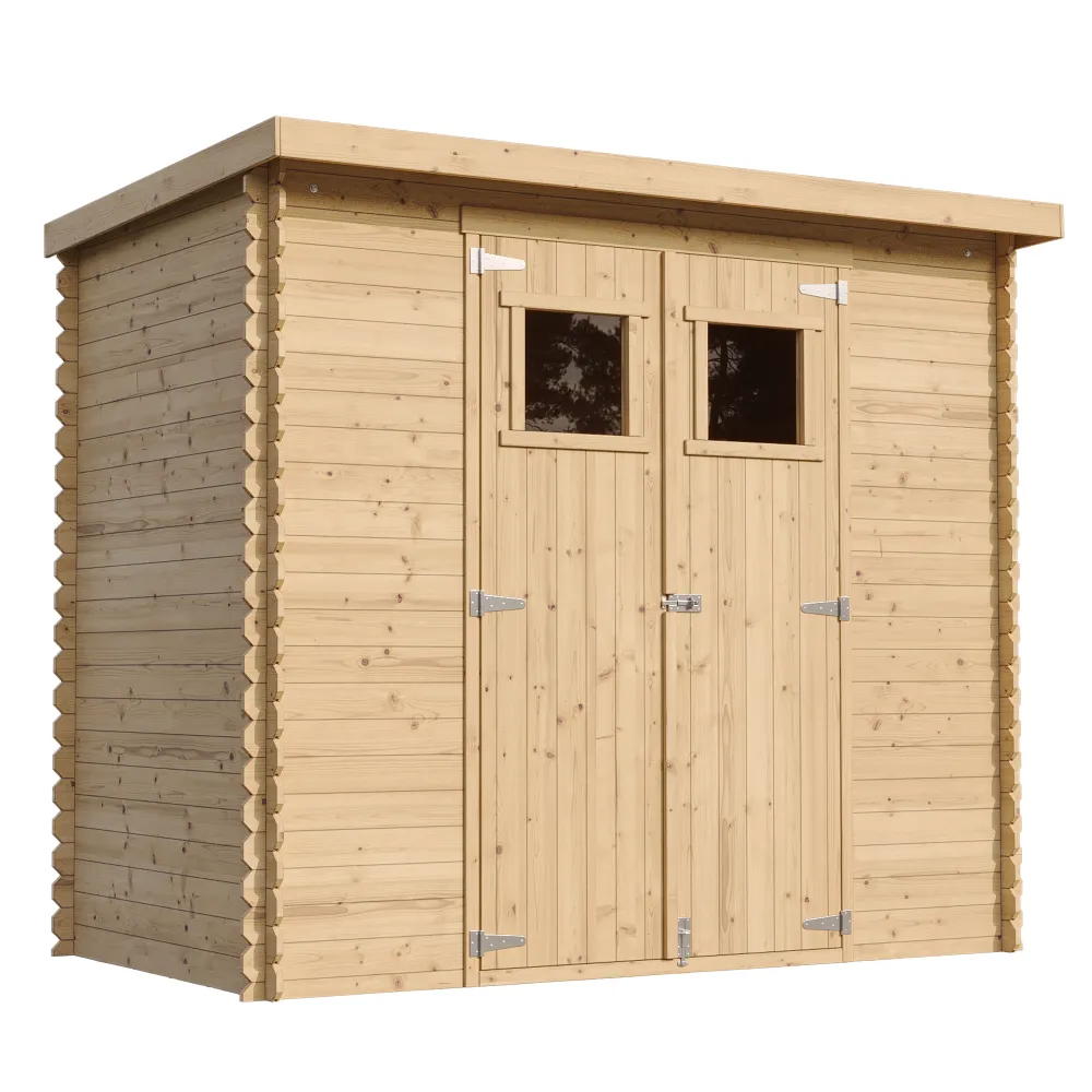 Timbela M310 casetta legno attrezzi 235x130 3 mq finestre