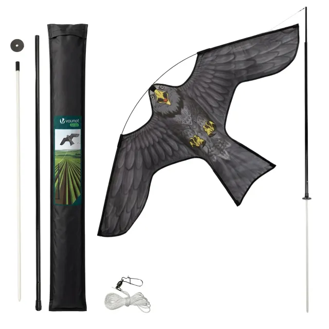 Vounot Aquilone Spaventapasseri Falco con Palo 140x70cm