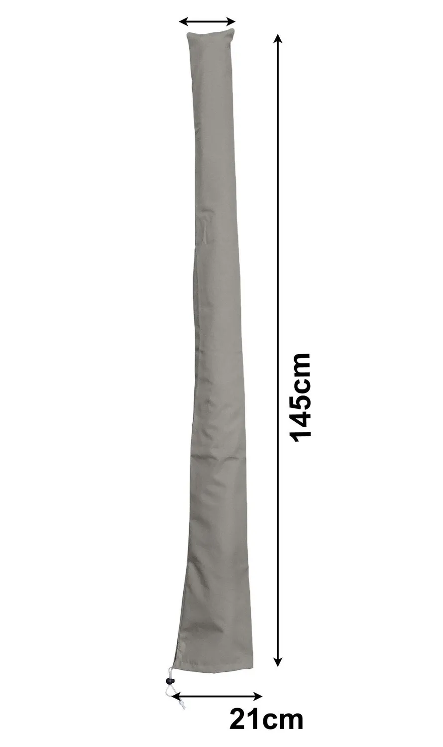 QUICK STAR Ombrellone Balcone Sabbia 2x1,25 m con Custodia