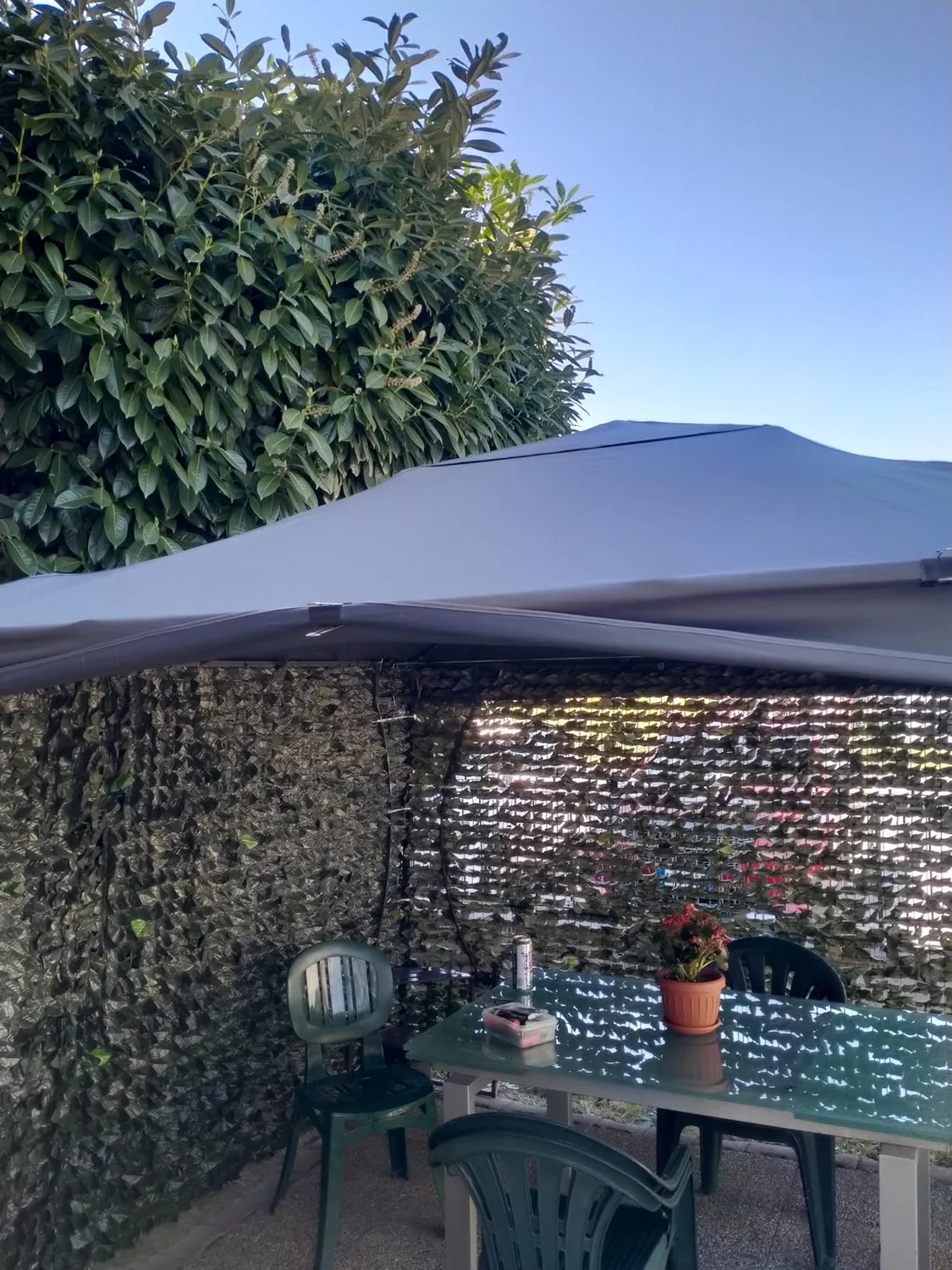 Quick Star tetto ricambio gazebo 3x3 m grigio 260 g