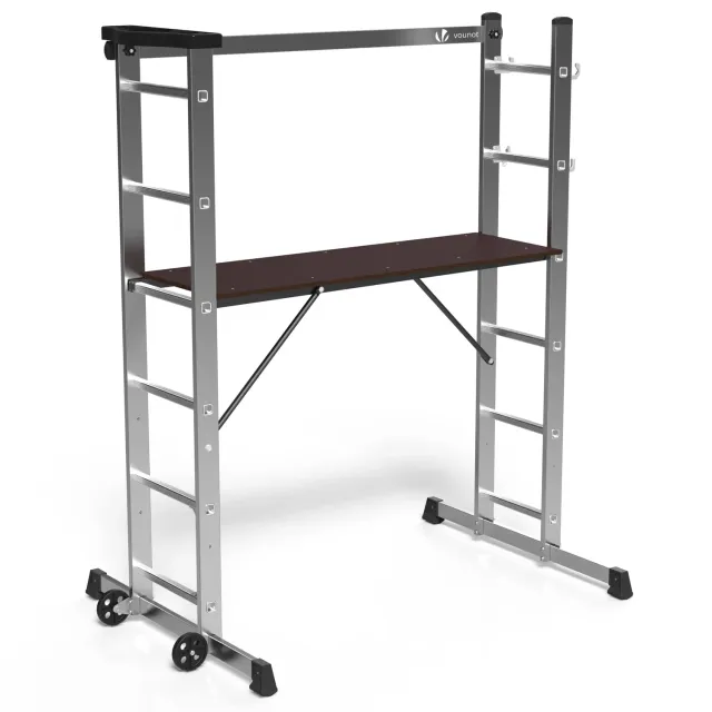 Vounot trabattello scala alluminio 3 in 1 portata 150 kg