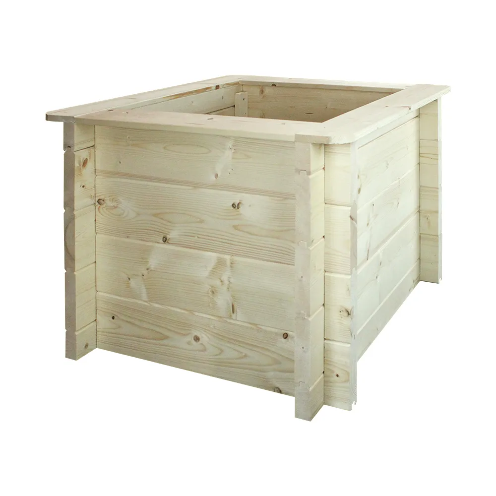 Timbela M617 fioriera legno 58x58x46 cm esterno