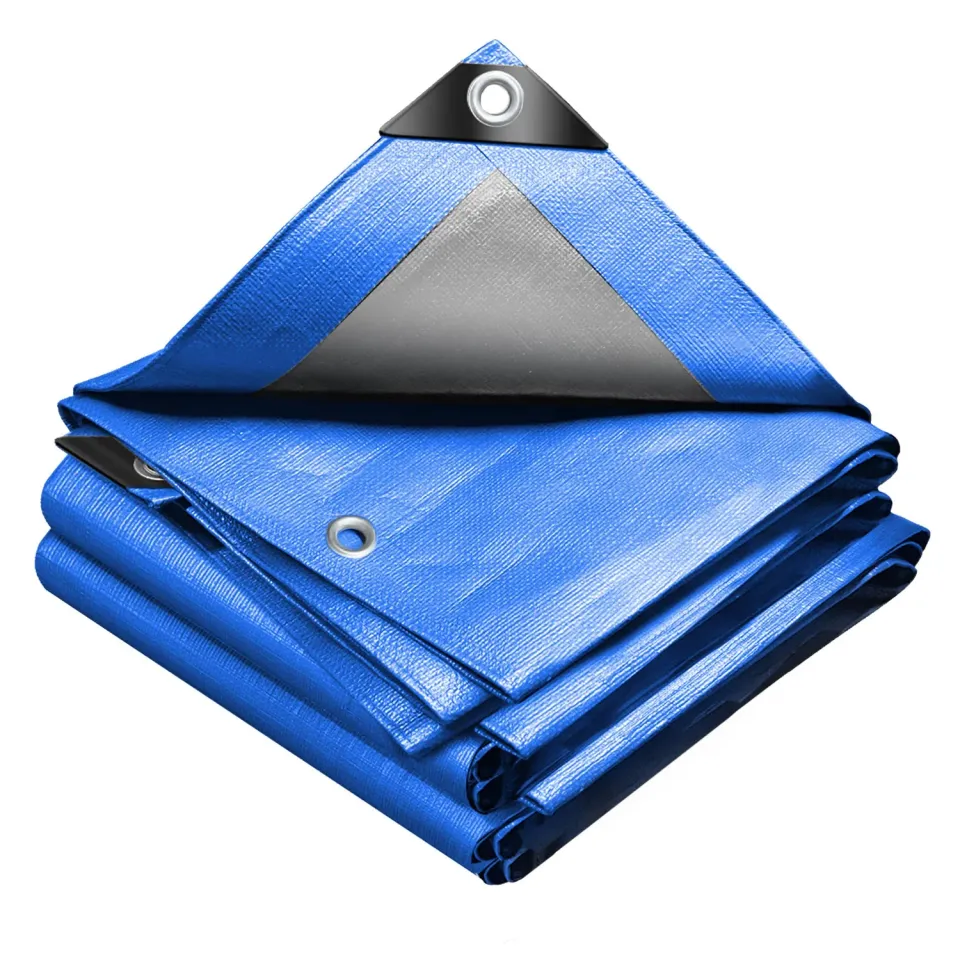 Vounot Telone Impermeabile 4x6m Blu 240g Occhiellato