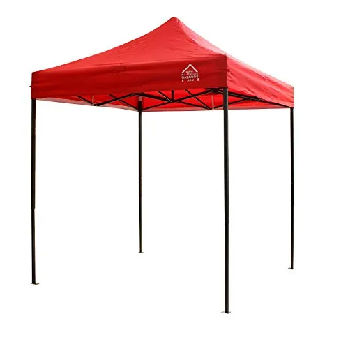 All Seasons Gazebos Robusto 2x2 m gazebo pieghevole rosso impermeabile