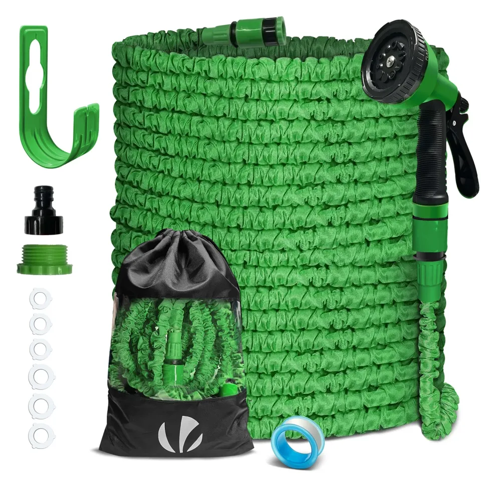 Vounot Tubo Giardino Estensibile 45m Verde 10 Getti
