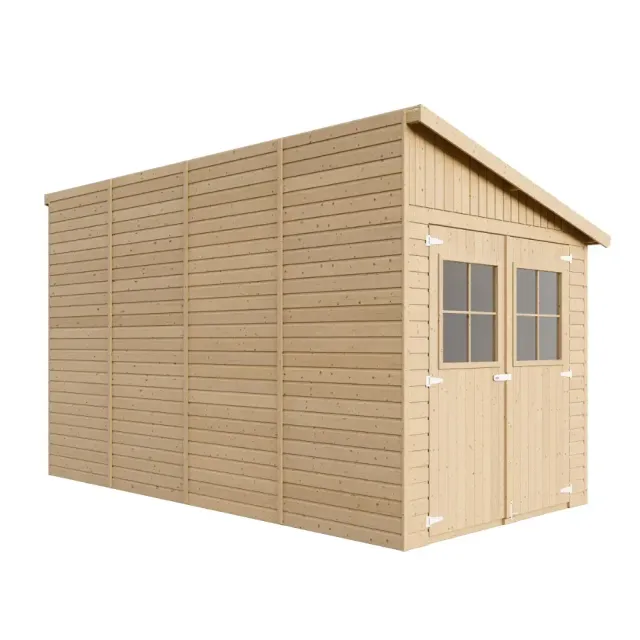 Timbela M340A capanno legno 205x395 cm 8 m2 pannelli