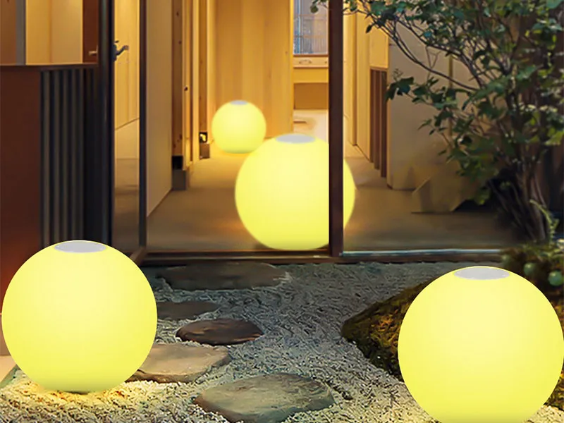 Giardini di Maggio Sfera lampada solare bluetooth 30 cm RGB