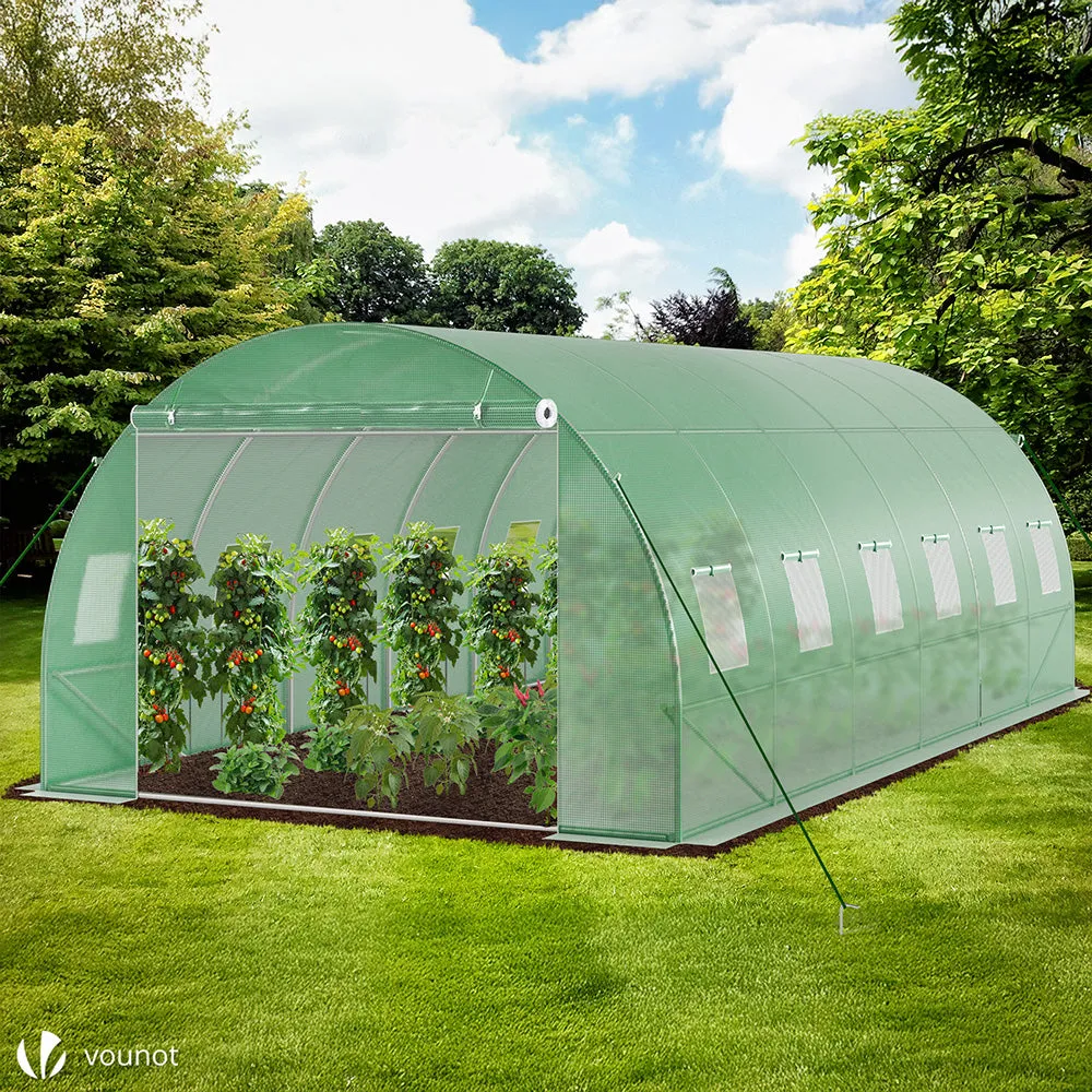VOUNOT Serra tunnel giardino 18m2 6x3x2m acciaio