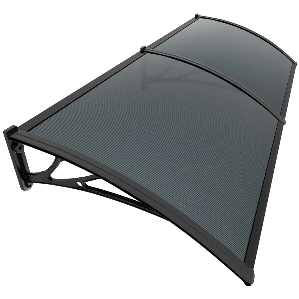 Vounot Pensilina Porta Policarbonato 200x80cm Antracite