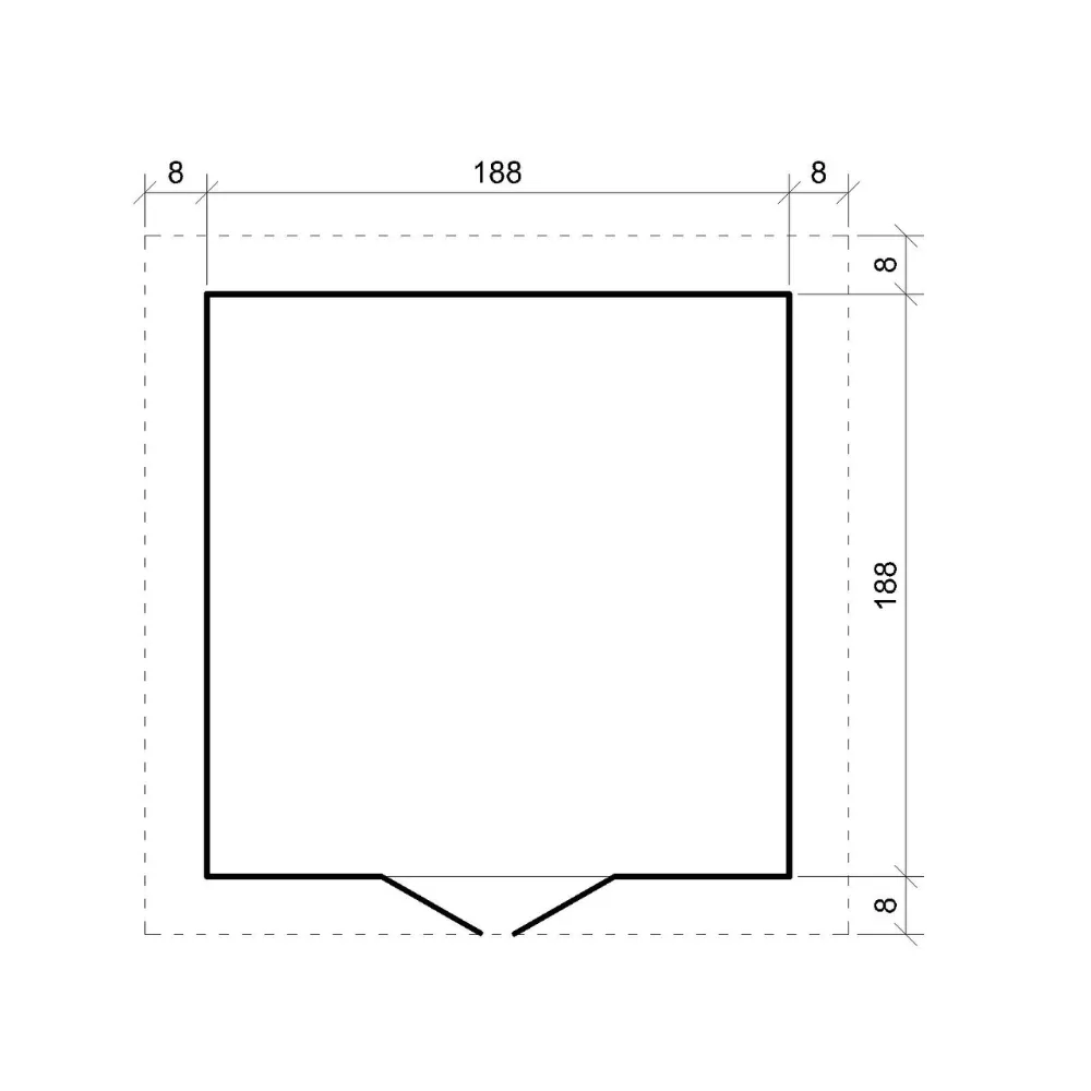 Timbela M309C1 casetta legno 3,53 m² ricovero esterno