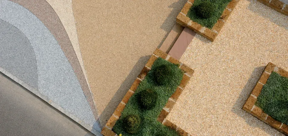 Progetto Esterno Stabilizzatore granulati griglia ghiaia