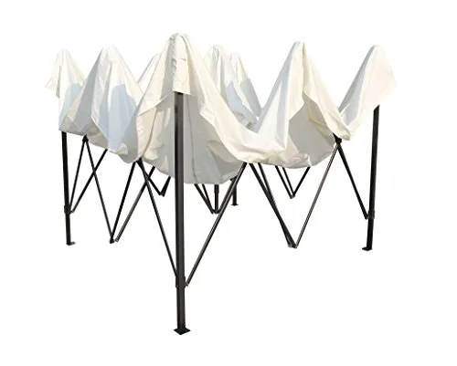 All Seasons Gazebos Robusto 2x2 m gazebo pieghevole crema impermeabile