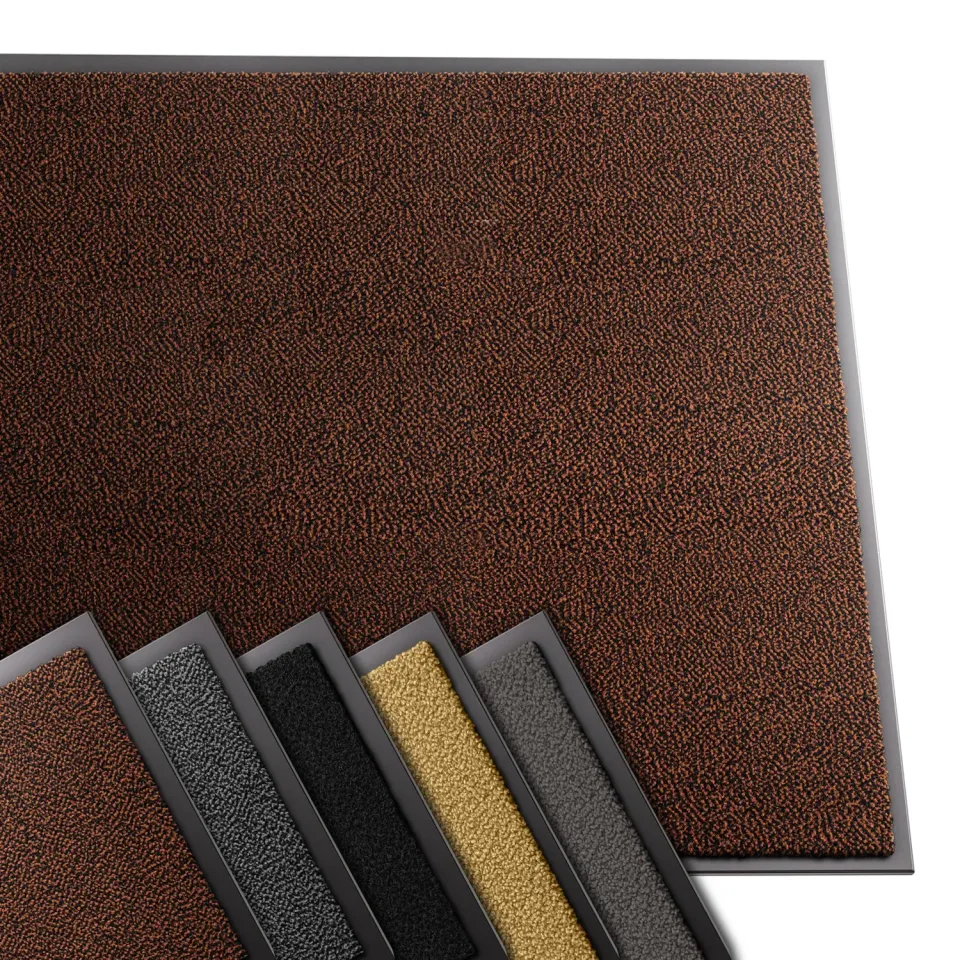 VOUNOT Zerbino ingresso 90x150 cm marrone-nero assorbente