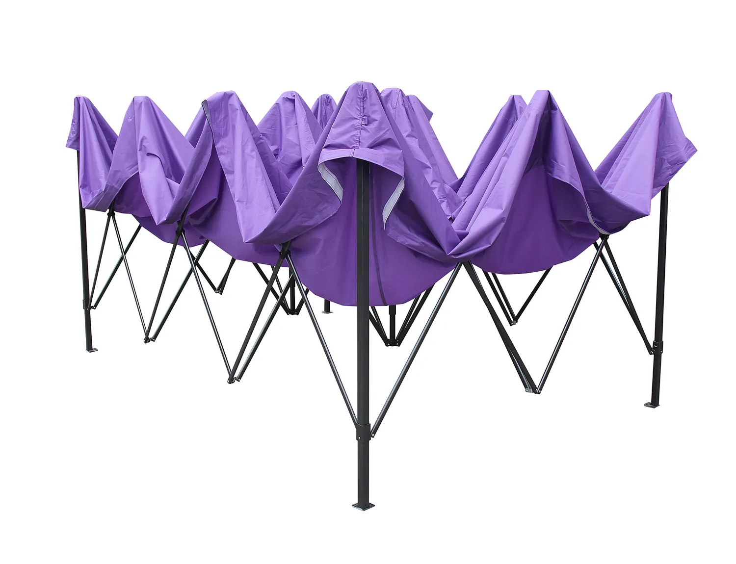 All Seasons Gazebos Robusto 3x4,5 m gazebo pieghevole viola impermeabile